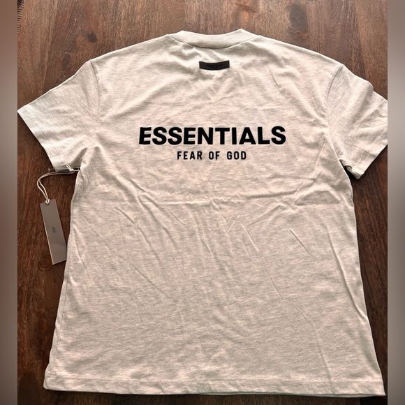 Fear of God Other - Essentials  - Light Oatmeal Short Sleeve T-Shirt Size Small- NWT